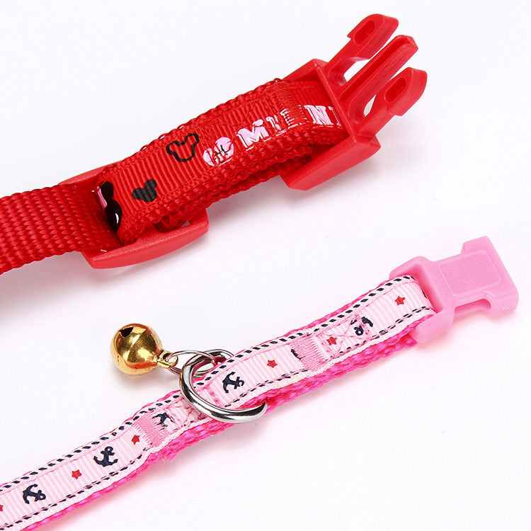 Orbobi Printed Pet Collar with Bell